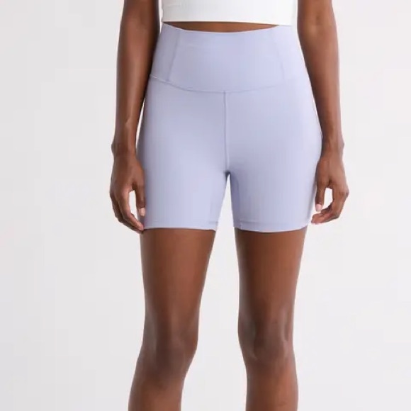 NWT Free People Movement XL Better Pocket Bike Shorts Lavender Light Purple - Picture 1 of 10